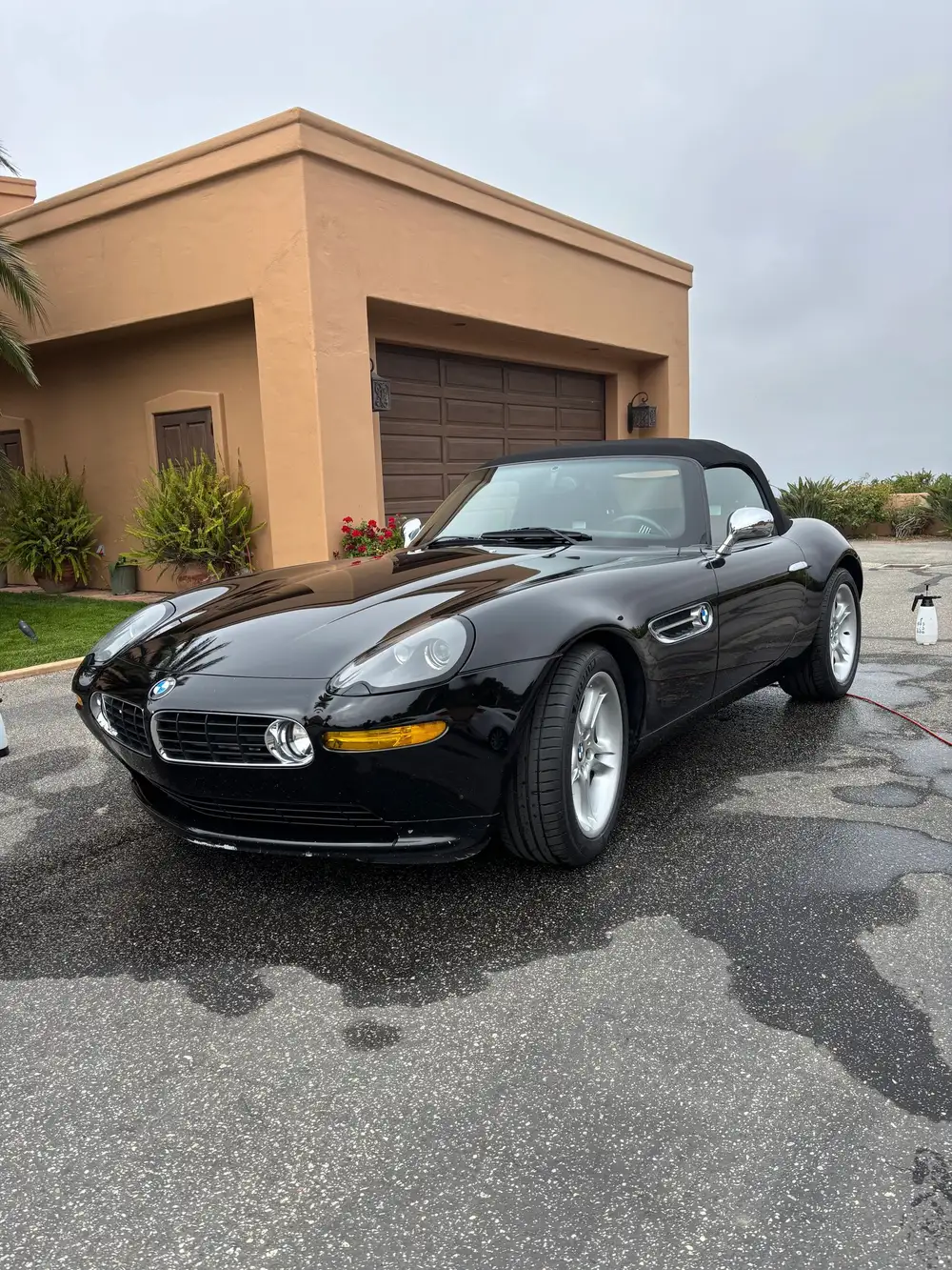 Black BMW Z8 detailed inside and out